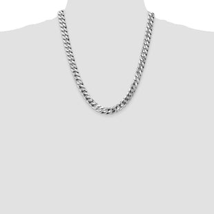 14k WG Flat Beveled Curb Chain (Style WFBU250-22)