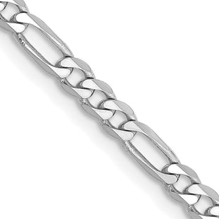 14k White Gold Chains Style WFIG080 - Classique Jewelry Inc.