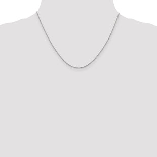 14K White Gold . Ropa with Spring Ring Clasp Chain (Style WRPA020-18)
