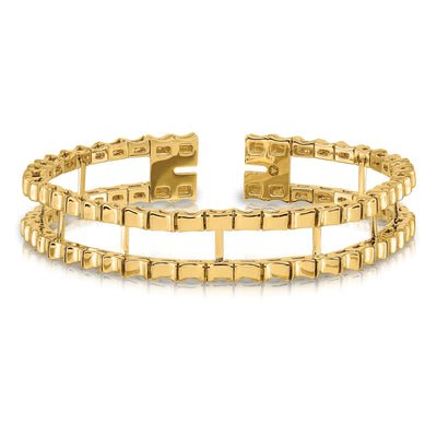 14K Tennis Jacket Blank, 6.5 x 10.5mm (2.5-6.5)