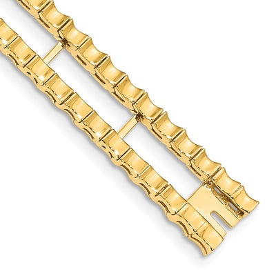 14K Tennis Jacket Blank, 6.5 x 10.5mm (3.5-6.5)