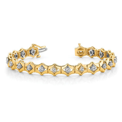 14K Holds 19 Stones up to Add-a-Diamond Tennis Bracelet