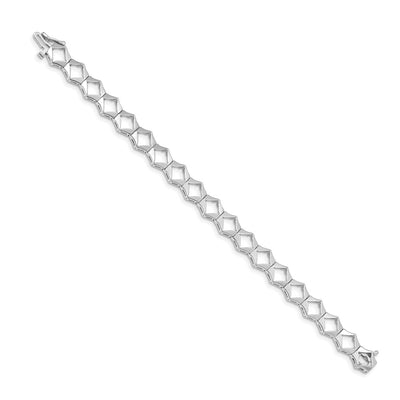 14K White Gold Holds 19 Stones up to Add-a-Diamond Tennis Bracelet