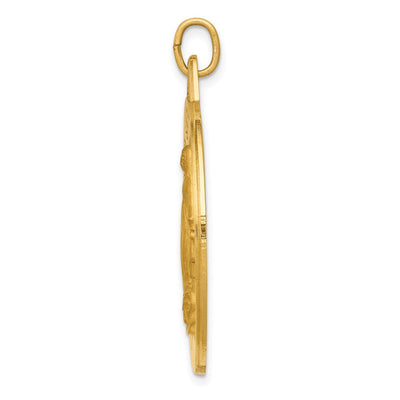 14K Miraculous Medal Pendant, 37 x 29.25mm