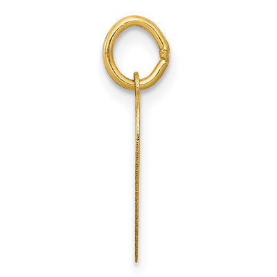 14K Special Sister Charm, 20 x 12mm