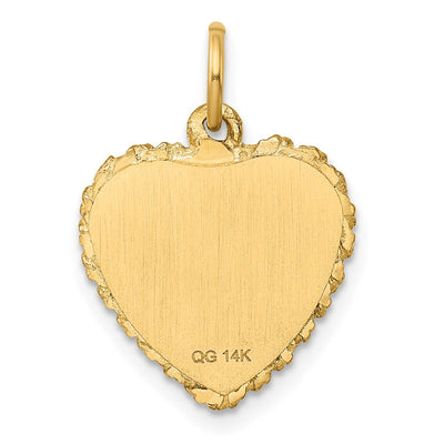 14K Graduation Cap Charm, 26 x 21mm