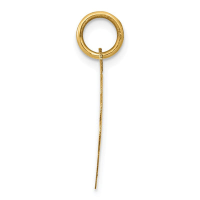14K Holy Communion Disc Charm, 22 x 16mm