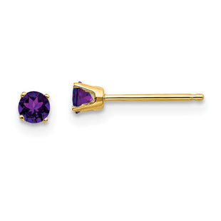 14k Yellow Gold Earrings Style XBE38 - Classique Jewelry Inc.