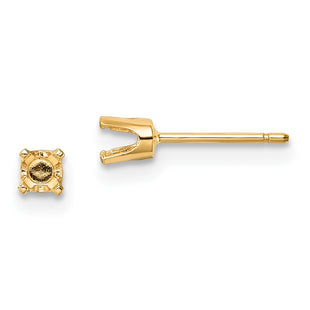 14k Yellow Gold Earrings Style XD4 - Classique Jewelry Inc.