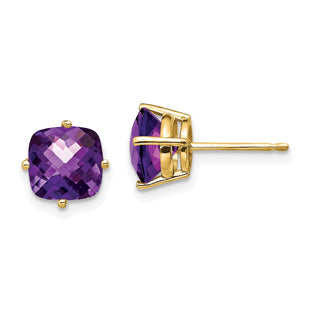 14k Yellow Gold Earrings Style XE108AC - Classique Jewelry Inc.