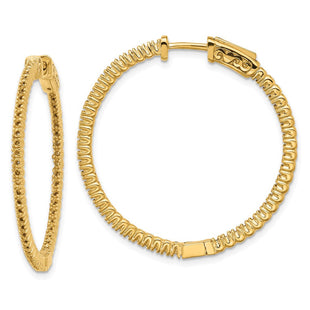 14k Round Hoop w/Safety Clasp Earring Mountings (Style XE1985)