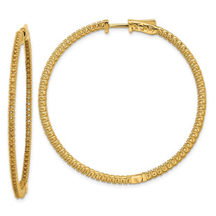 14k Round Hoop w/Safety Clasp Earring Mountings (Style XE1986)