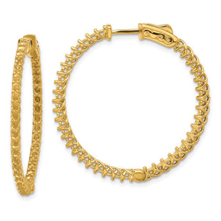 14k Round Hoop w/Safety Clasp Earring Mountings (Style XE2004)