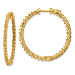 14k Round Hoop w/Safety Clasp Earring Mountings (Style XE2007)