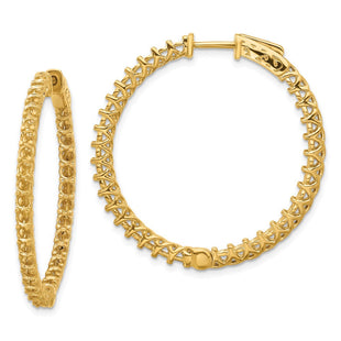 14k Round Hoop w/Safety Clasp Earring Mountings (Style XE2010)