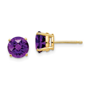 14k Yellow Gold Earrings Style XE74AC - Classique Jewelry Inc.