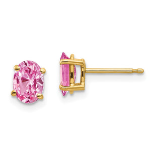 14k Yellow Gold Earrings Style XE87SP - Classique Jewelry Inc.
