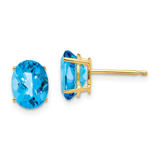 14k Yellow Gold Earrings Style XE88BC - Classique Jewelry Inc.