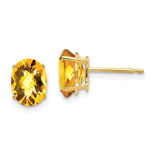 14k Yellow Gold Earrings Style XE88CC - Classique Jewelry Inc.