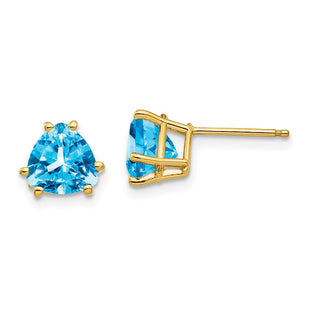 14k Yellow Gold Earrings Style XE95BT - Classique Jewelry Inc.