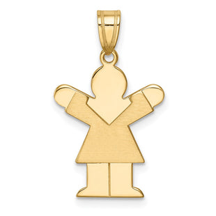 14K Girl Charm (Style XK211)