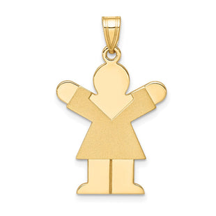 14K Girl Charm (Style XK240)