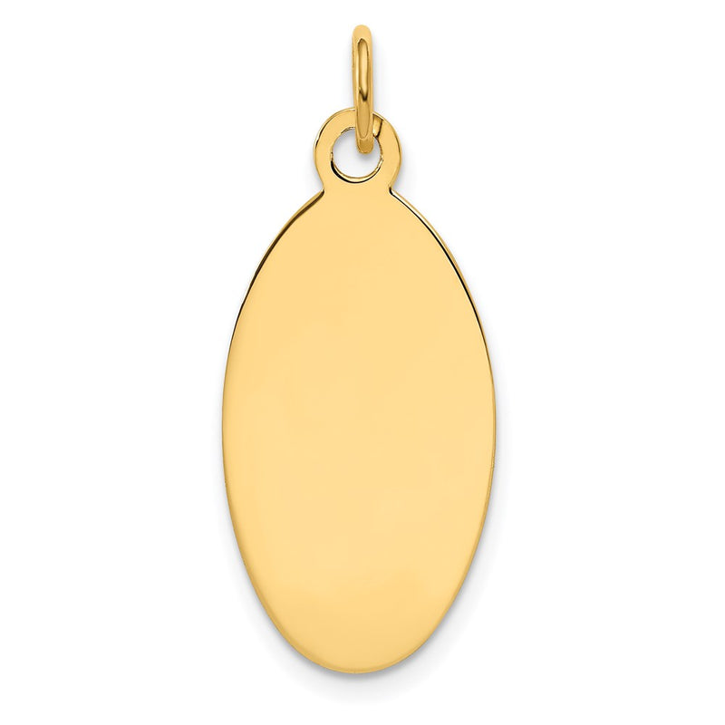 14K gold disc charm