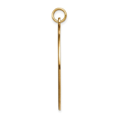 14K Round Non-enameled Medical Jewelry Pendant, 40 x 31.8mm