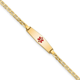14k Yellow Gold Chain Bracelets Style XM597CC - Classique Jewelry Inc.