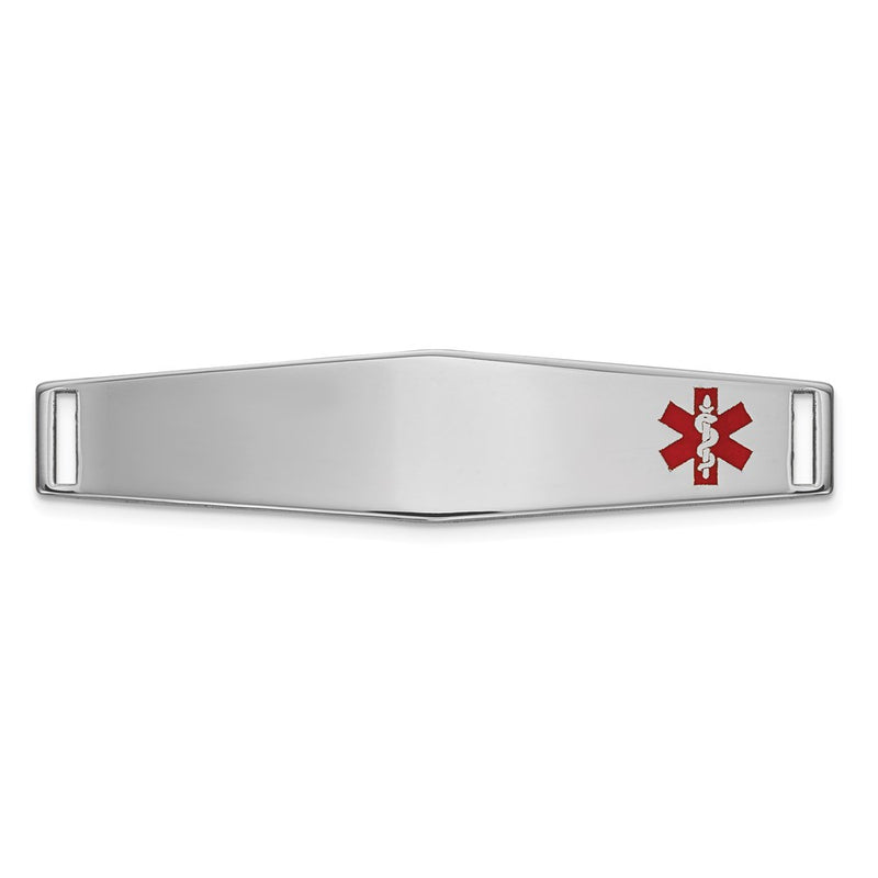 14K white gold plate bracelet