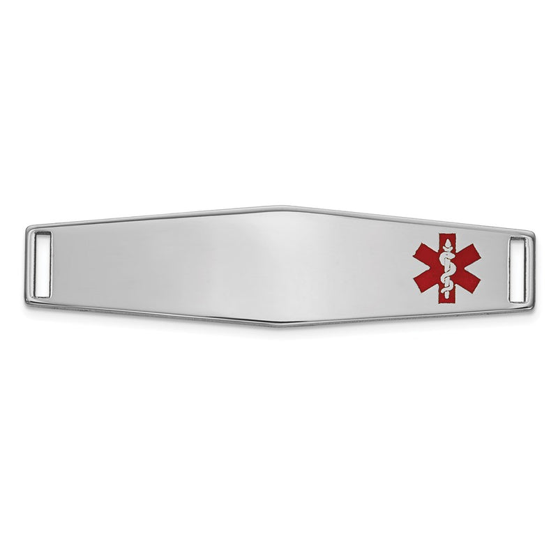 14K white gold plate bracelet