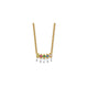 14k 5 Synthetic Birthstone Mother's Necklace