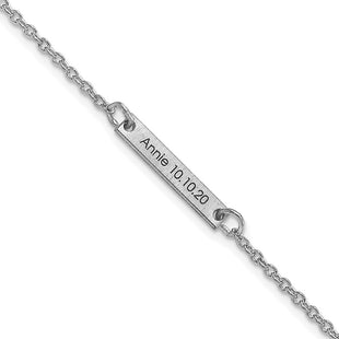10k White Gold Bracelets Style 10XNA1180/1W - Classique Jewelry Inc.