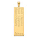14K Yellow Gold 6 Name Family Pendant