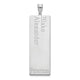 14K White Gold 2 Name Family Pendant