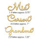 Sterling Silver/Gold-plated Polished Sacramento Font Name Plate