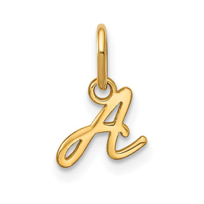 14KY Upper case Letter Initial Charm
