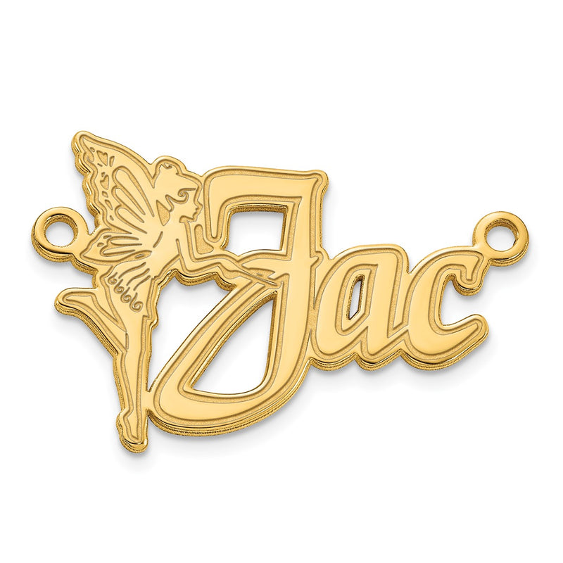 Sterling silver name pendants & charm, alternate view