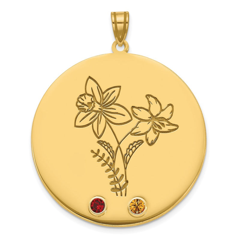 14k Yellow Gold Pendants Style XNA1521 - Classique Jewelry Inc.