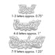 Sterling Silver/Gold-plated 3D Diamond-cut Heart Name Plate