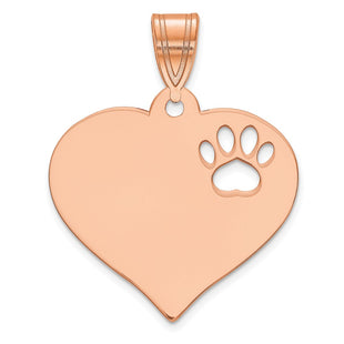 14k Rose Gold Pendants Style XNA767R - Classique Jewelry Inc.