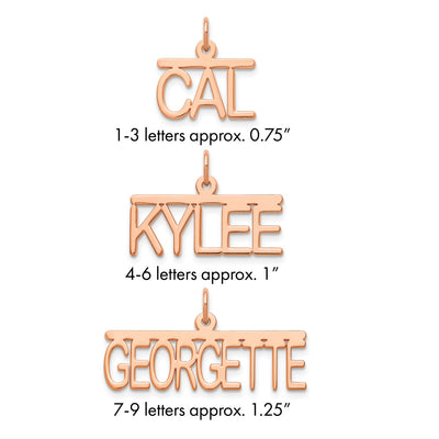 Sterling Silver/Gold-plated Top Br Name Plate