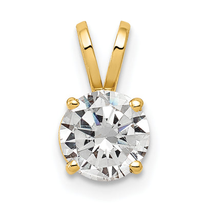 14K Cubic Zirconia pendant