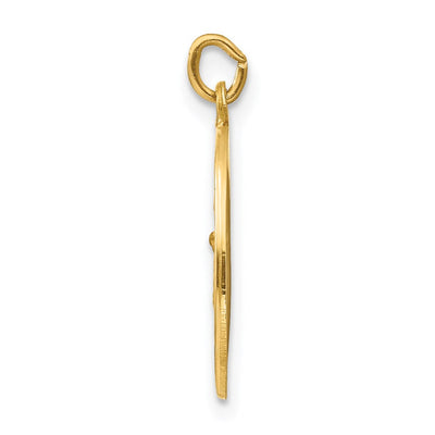 14K Infant of Prague Medal Charm, 19 x 15mm