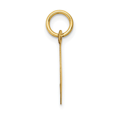 14K Holy Communion Disc Charm, 20 x 13mm