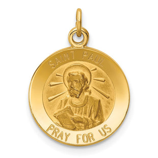14k Saint Paul Medal Charm (Style XR409)
