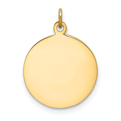 14K Saint Peter Medal Charm, 23 x 15mm