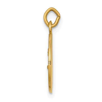 14K Saint John Medal Charm, 17.8 x 12.5mm