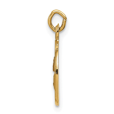 14K Saint Paul Medal Charm, 19 x 12mm