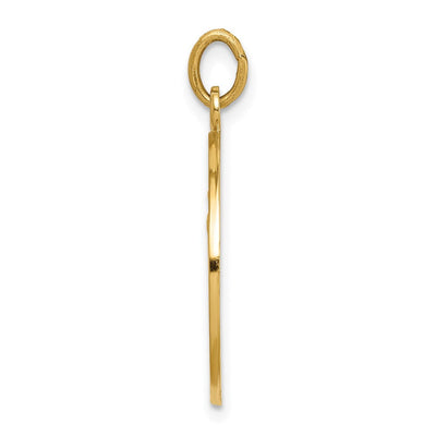 14K Our Lady of Fatima Medal Pendant, 26.5 x 19.25mm